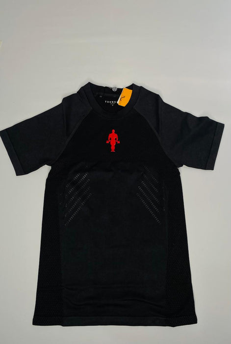4286 - Gold's Iron Legacy Compression Tees - Black