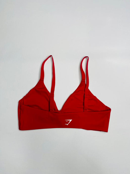 TWIST FRONT BRALETTE - CARMINE RED