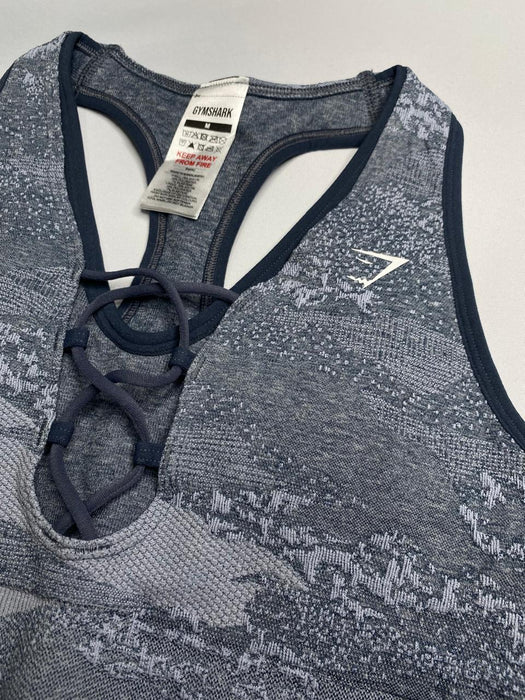 Adapt Camo Seamless Sports Bra River Stone Grey