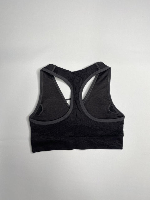 Adapt Camo Seamless Sports Bra Black/Onyx Grey