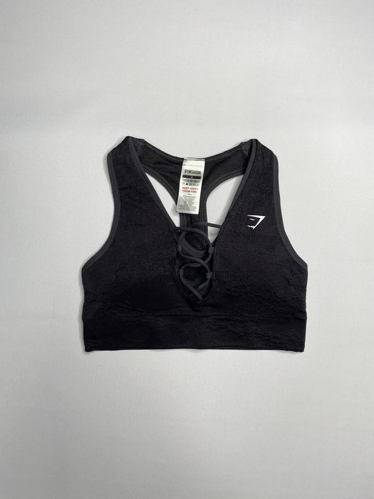 Adapt Camo Seamless Sports Bra Black/Onyx Grey