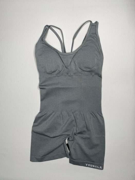 W330 - SEAMLESS CORE BODYSUIT - GREY