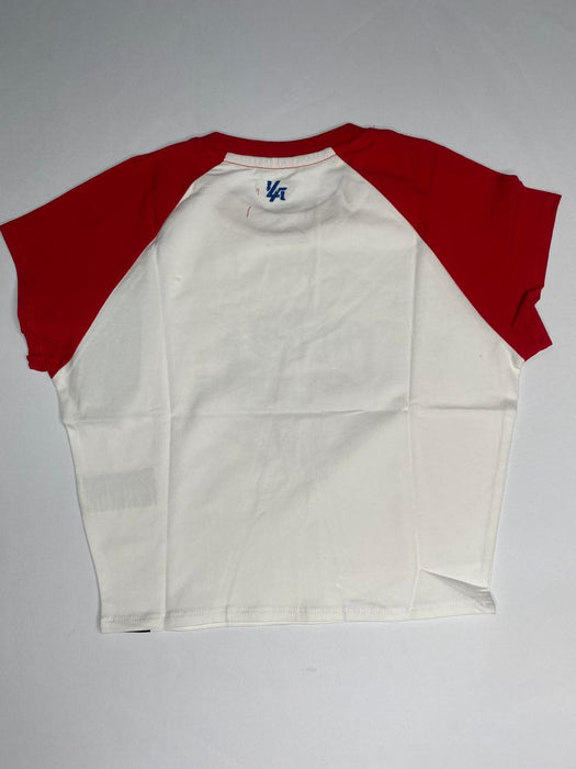 W492 SUPERMAN BABY TEE WHITE/RED