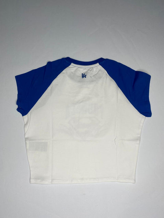 W492 SUPERMAN BABY TEE WHITE/BLUE