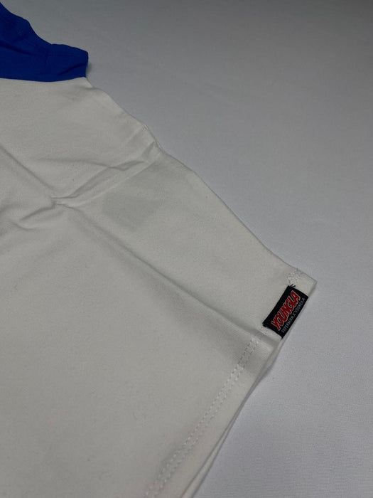 W492 SUPERMAN BABY TEE WHITE/BLUE