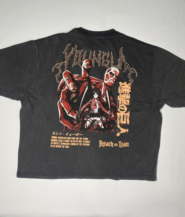4186 - AOT X YLA Cropped Tees / Defense Of Trost
