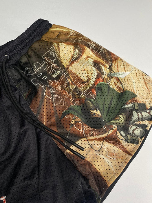 1126 - AOT© x YLA Mesh Shorts Attack Control