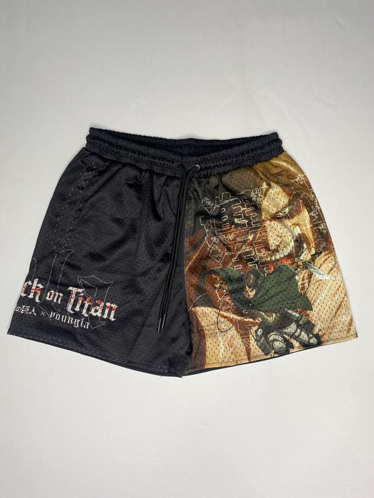 1126 - AOT© x YLA Mesh Shorts Attack Control