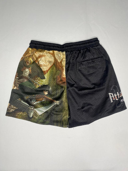 1126 - AOT© x YLA Mesh Shorts Attack Control