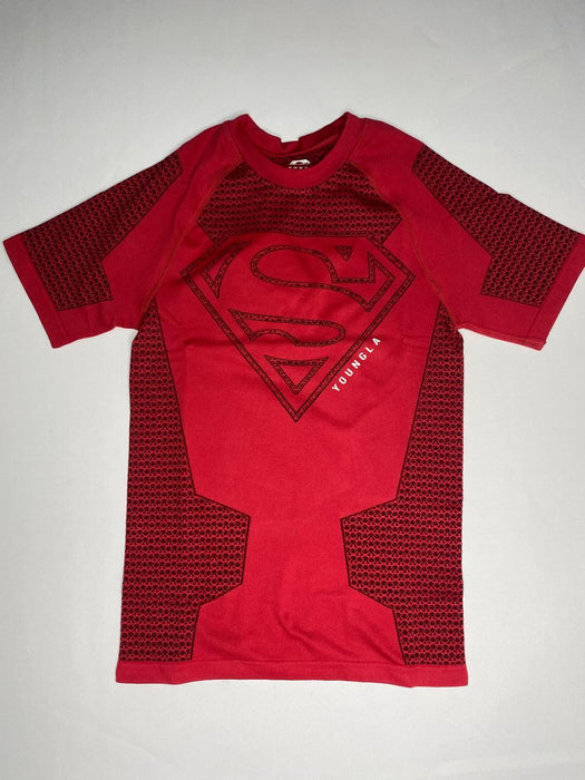 4117 - SUPERMAN COMPRESSION TEES RED