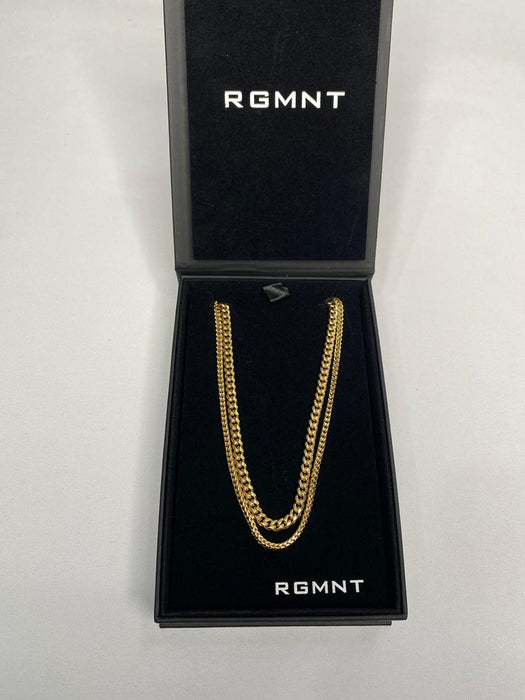 CUBAN LINK+ FRANCO LINK STACK - GOLD RG131+RG120