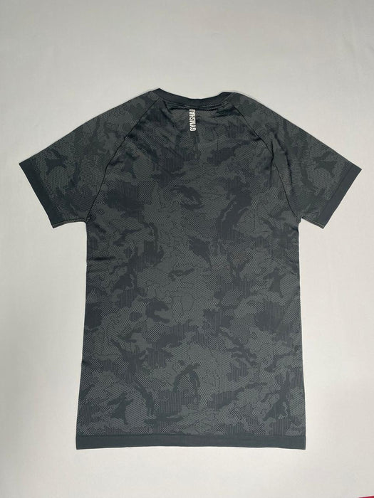 Geo Seamless T-Shirt Slate Teal/Denim Grey