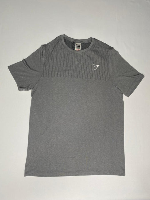 Vital Seamless T-Shirt - LIGHT GREY/BLACK MARL