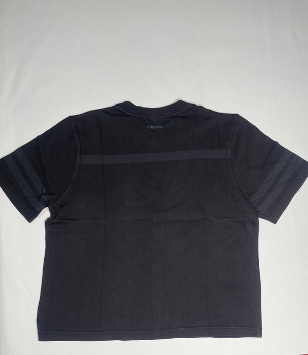 COLLEGIATE WASHED JERSEY T-SHIRT BLACK