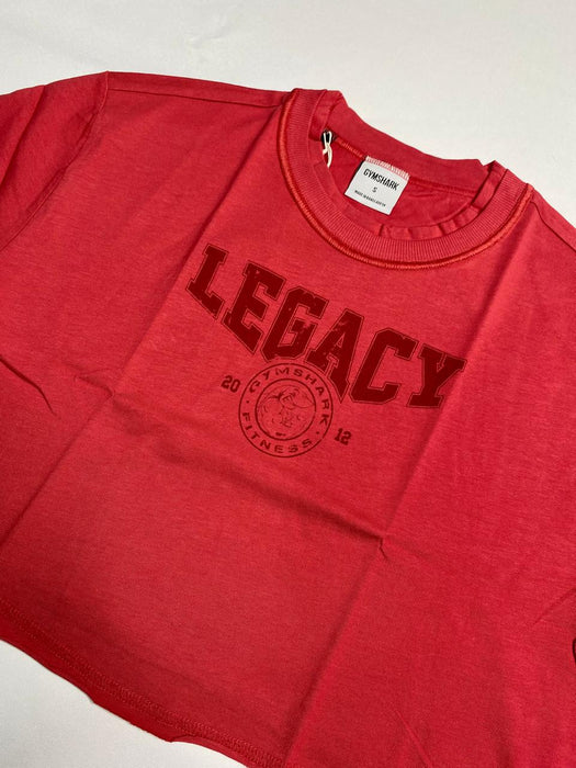 Legacy Graphic Crop Top - Vintage Pink