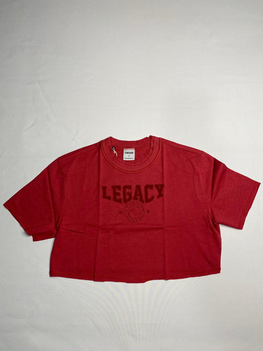 Legacy Graphic Crop Top - Vintage Pink