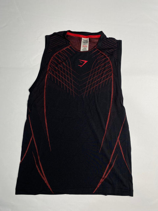 APEX SEAMLESS TANK - BLACK/CARMINE RED