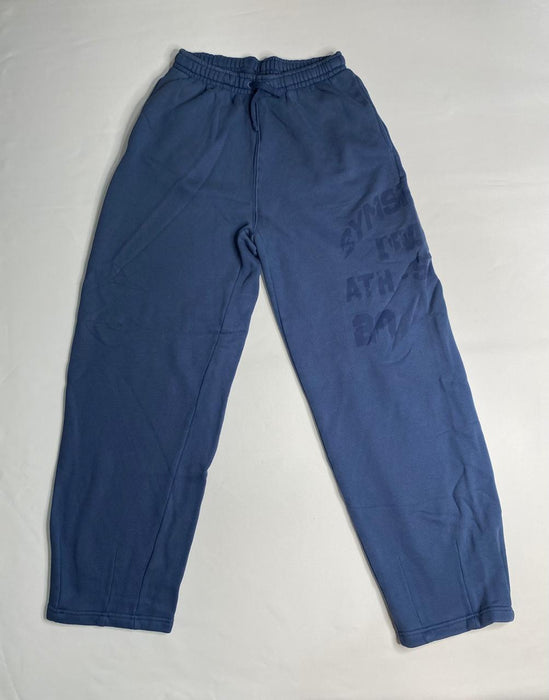 Collegiate Washed Wide Leg Jogger - Compound Blue
