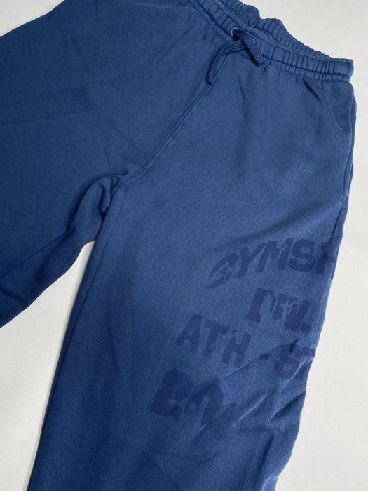 Collegiate Washed Wide Leg Jogger - Compound Blue