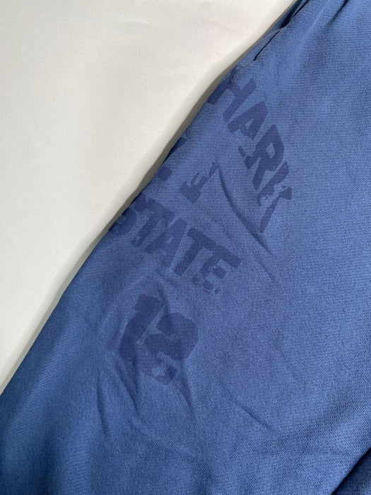 Collegiate Washed Wide Leg Jogger - Compound Blue