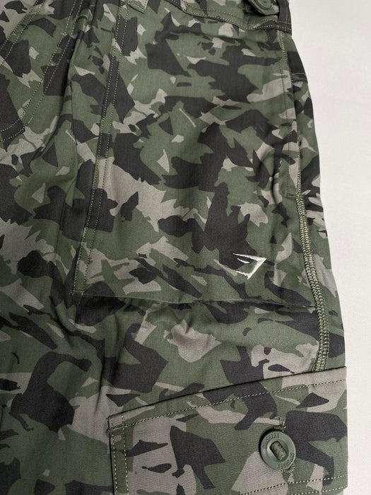 Camo Print Woven Cargo Pants