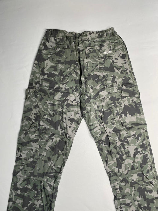 Camo Print Woven Cargo Pants