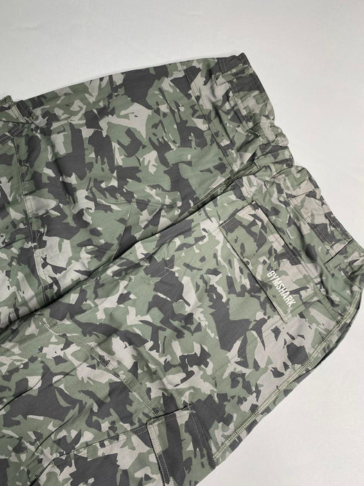 Camo Print Woven Cargo Pants