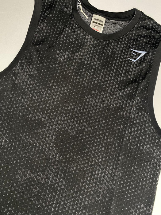 Sport Seamless Tank - Black/Silhouette Grey