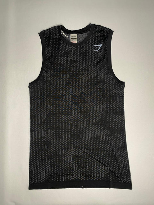 Sport Seamless Tank - Black/Silhouette Grey