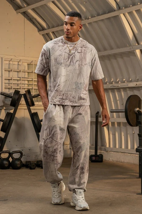 2063 - Tree Camo Collection - Baggy Joggers-Desert Tan Tree Camo