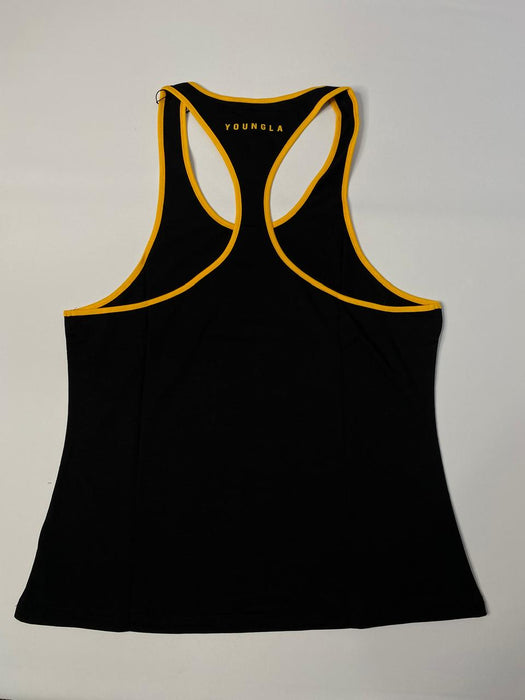 3014 - Golds Gym Classic stringer BLACK YELLOW