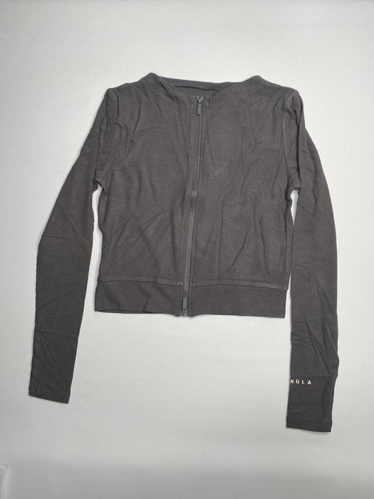 W418 DUAL ZIP LONG SLEEVE - GREY