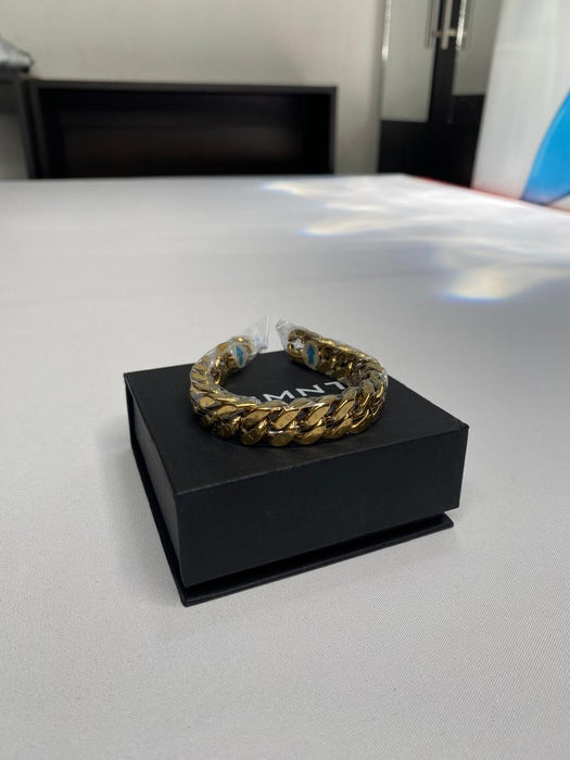 THE DESIGNER CUBAN BRACELET - GOLD RG3015 8"