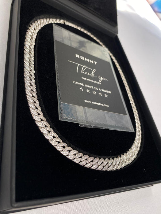 ICED CUBAN ESSENTIALS CHAIN - SILVER RG169