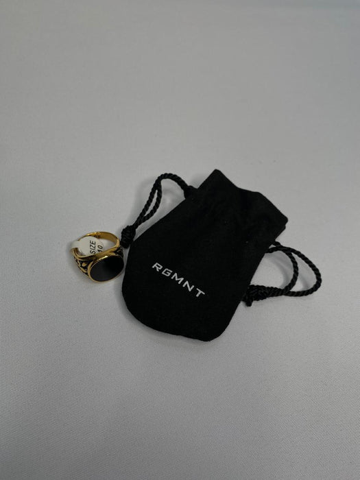 THE BLACK MIRROR RING - GOLD RG232G - 10