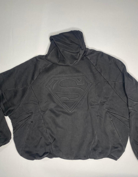 5094 - SUPERMAN SHIELD HOODIES - WASH BLACK