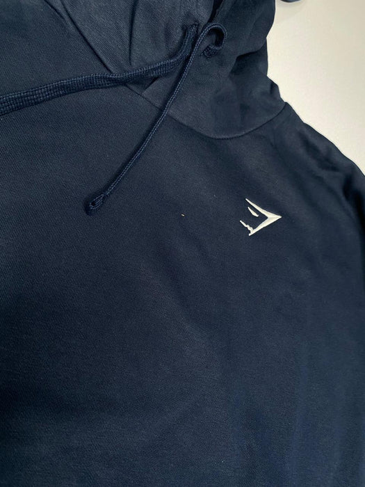 Crest Oversized Hoodie Navy