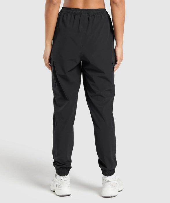 Woven Cargo Pant - Black
