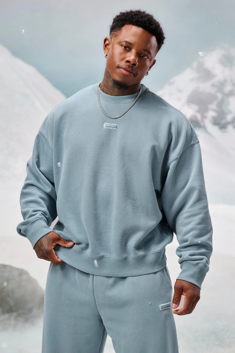 5056 COMFY COLLECTION - CREWNECK SKY BLUE