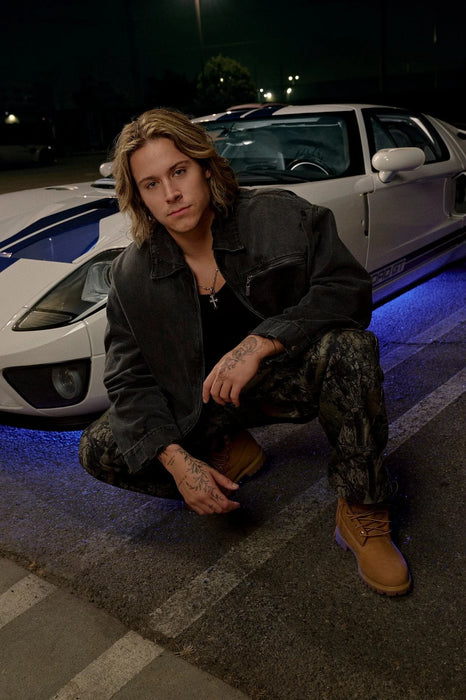 5042 - SWAGGY JEAN JACKETS BLACK WASH