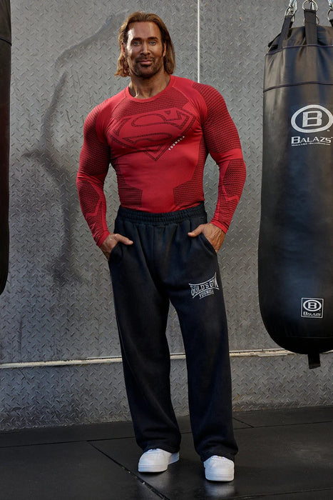 8066 - Superman Compression Longsleeves Red