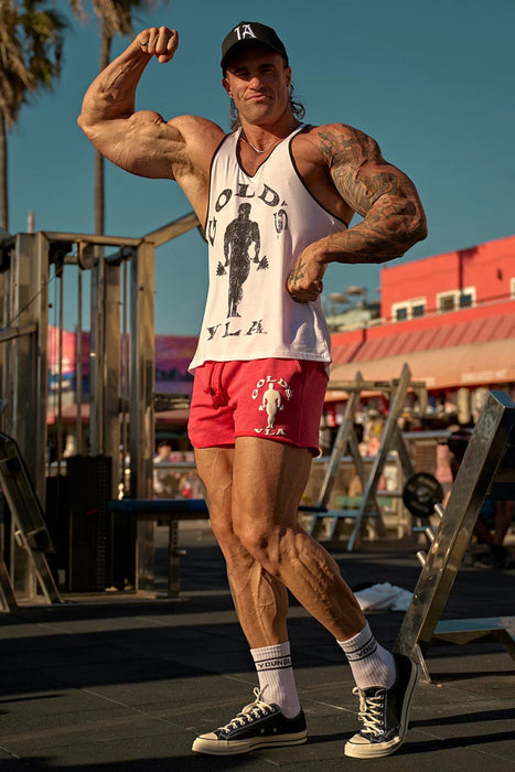 3014 - Golds Gym Classic Stringers White