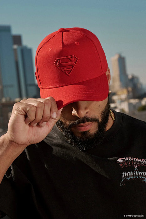 9092 - SUPERMAN SHIELD HATS RED