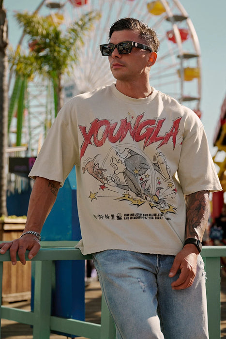 4082 - TOM & JERRY TEES - FIGHT TIME