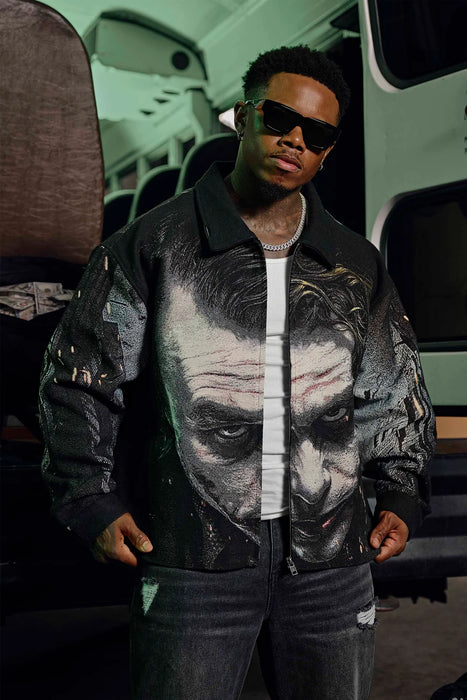 5177 - BATMAN LIMITED TAPESTRY JACKETS - JOKER T1