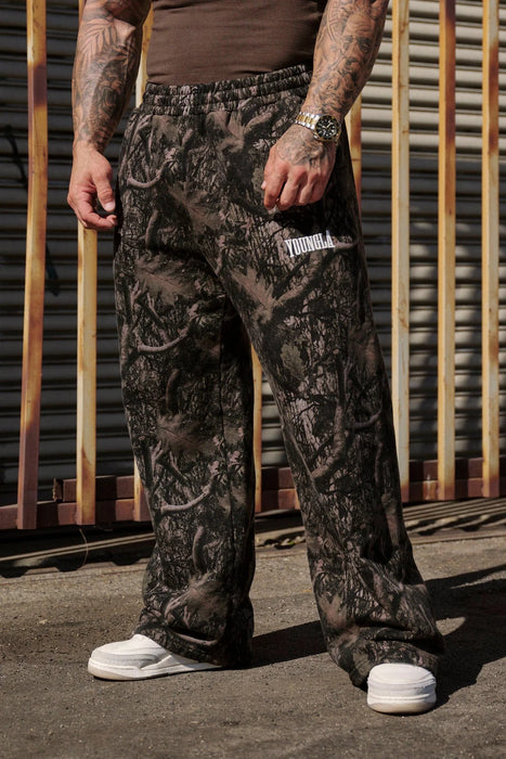 2133 - Tree Camo Baggy Sweats - Dark Tree Camo