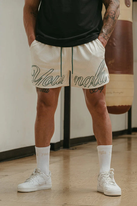 155 CHAMPIONSHIP SHORTS - OFF WHITE