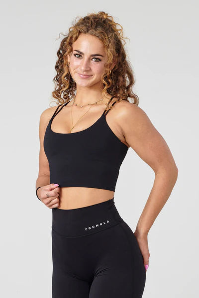 W310 PROGRESS SPORTS BRA BLACK