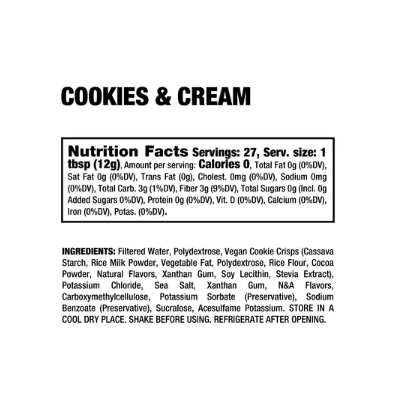 Cookies and Cream Syrup