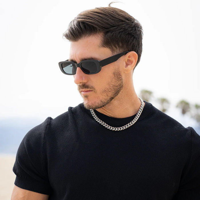 CUBAN LINK CHAIN 10MM - SILVER RG165 20"